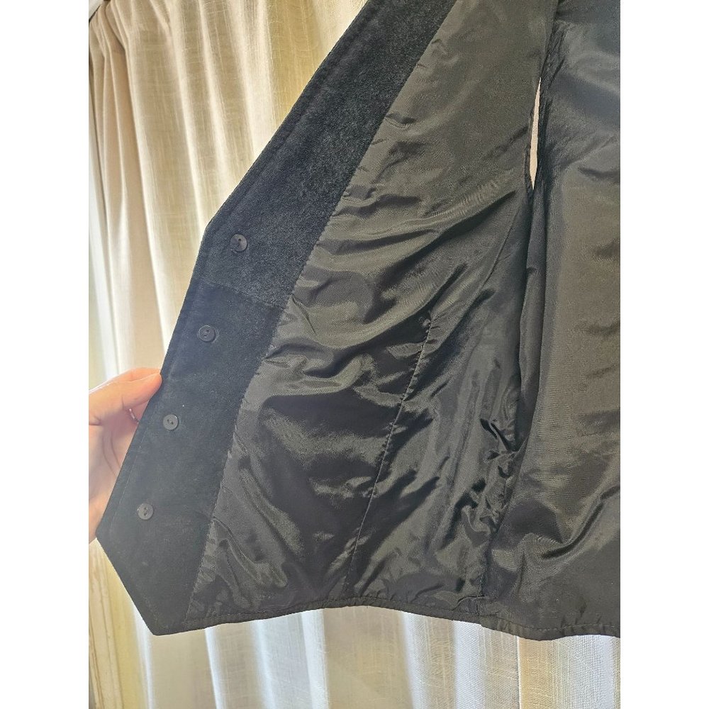 Vintage Wilsons The Leather Experts black soft leather vest, men's L - Picture 8 of 8